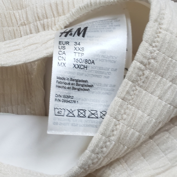 Low back light yellow and white bodysuits - Picture 2 of 4